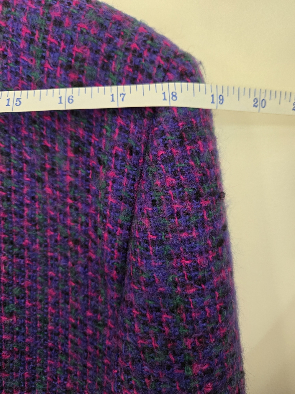 Nordstrom Purple Tweed Blazer with Pink Flecks - Picture 6 of 8